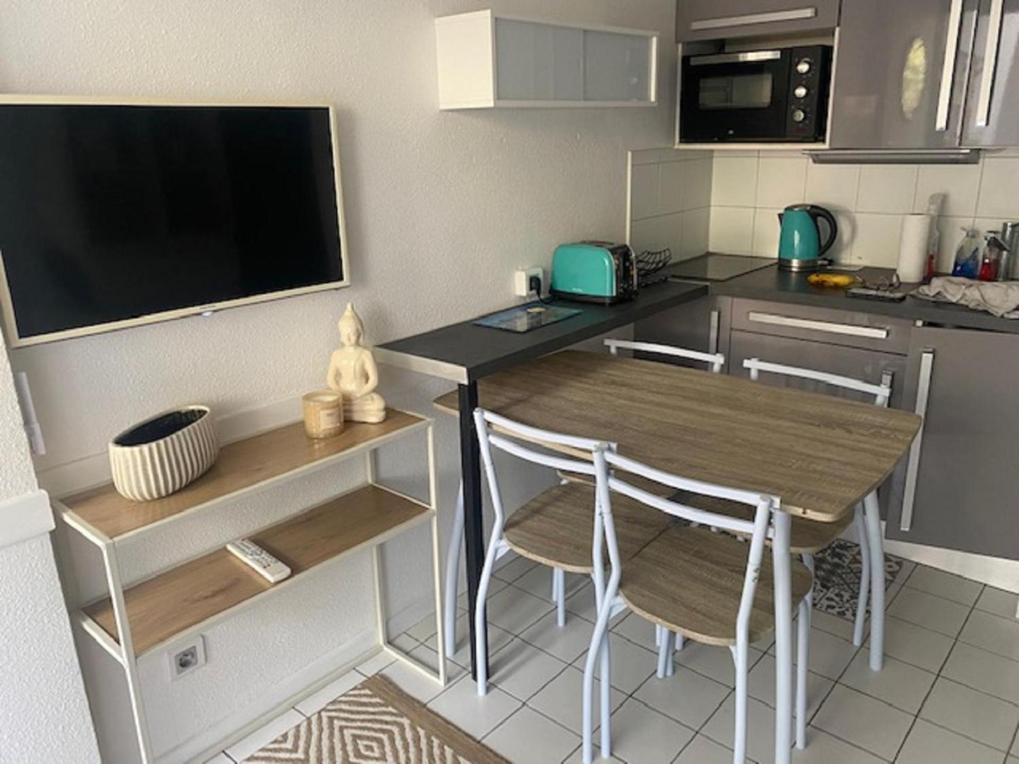 Vittoria Immobilier 4-Reglement Sur Place -Cheques Vacances Acceptes La Grande-Motte Kamer foto